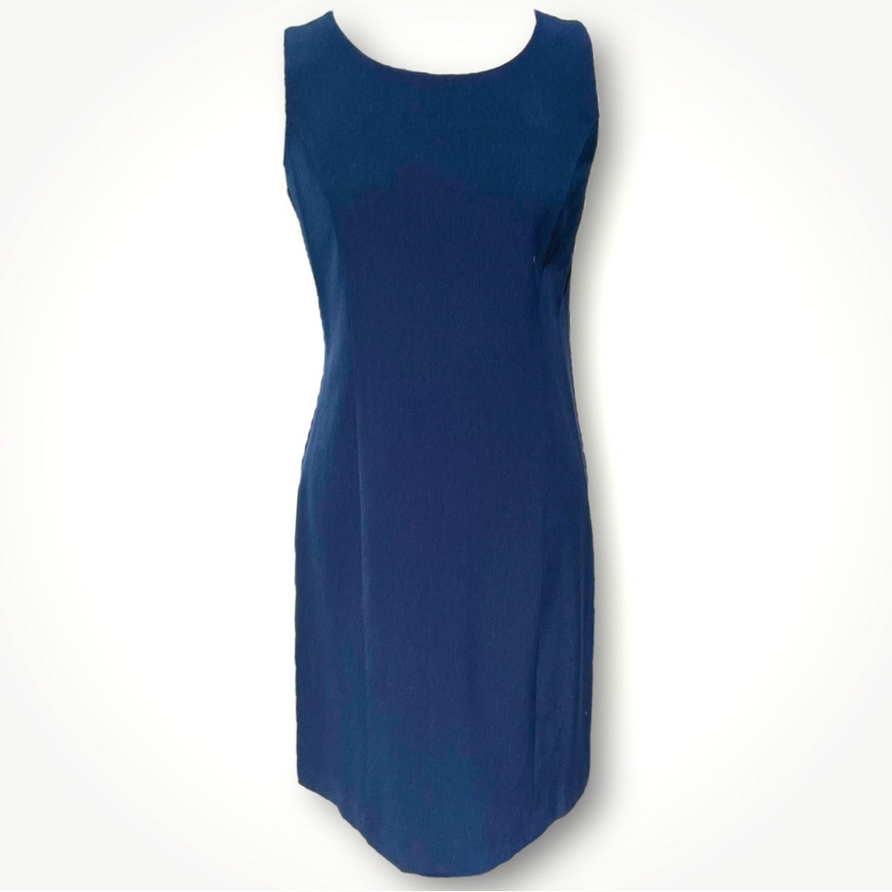 T. Milano Navy Sheath Dress